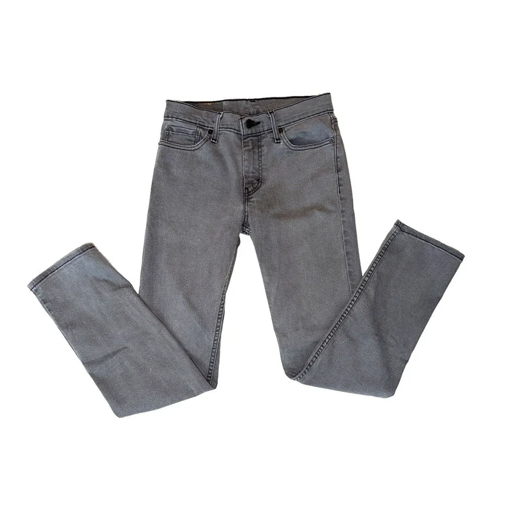 Levi’s 511 Men’s Jeans 30x32 (Length 30) Slim Fit Straight Leg Stretch Gray